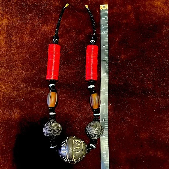 Statement Beaded Necklace ~ Artisan Made In Nairobi